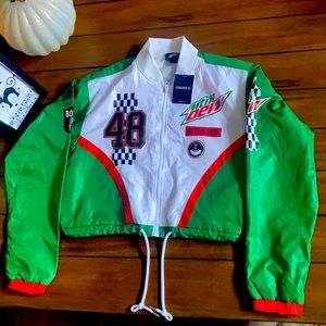 Forever 21 -Mountain Dew Colorblock Bomber Jacket